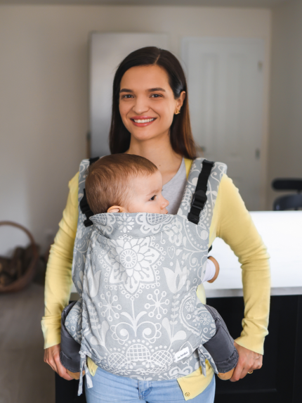 Baby Carrier - Be Lenka Toddler Folk - Grey