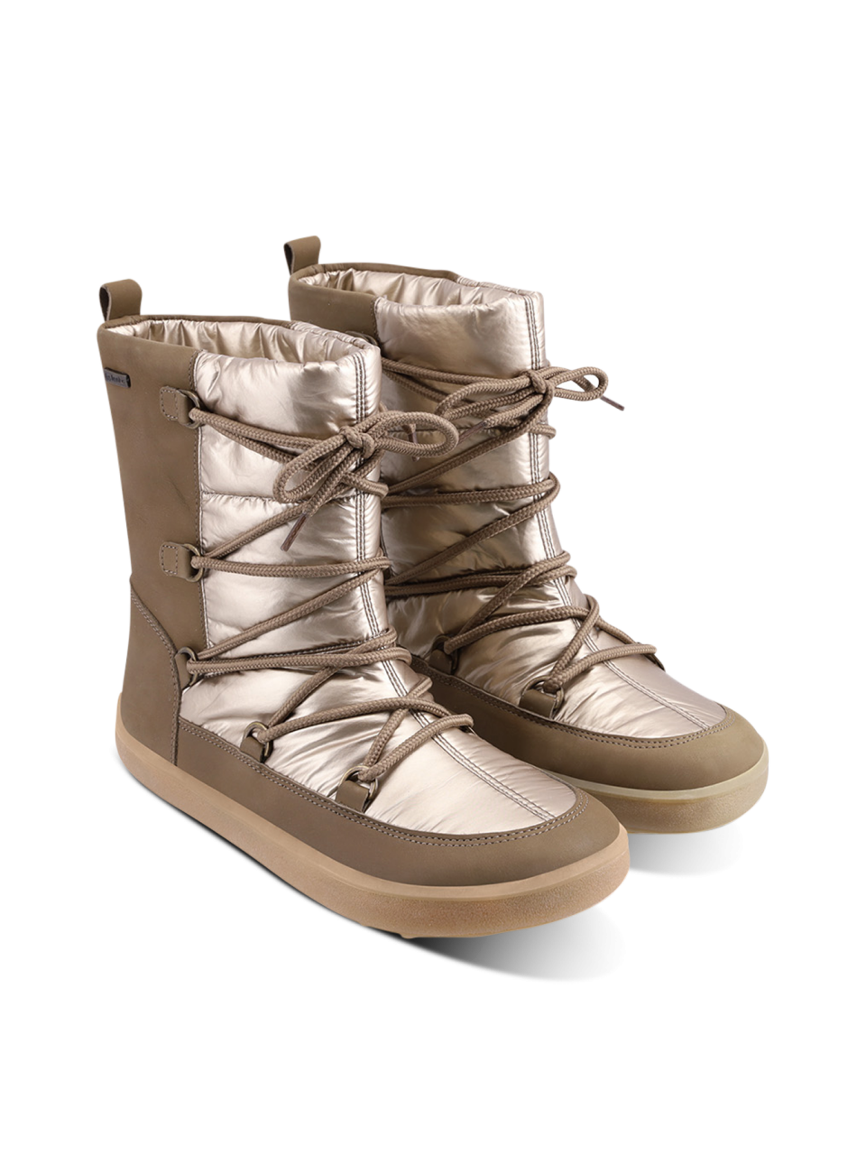 Winter Barefoot Boots Be Lenka Snowfox Woman - Champagne & Brown