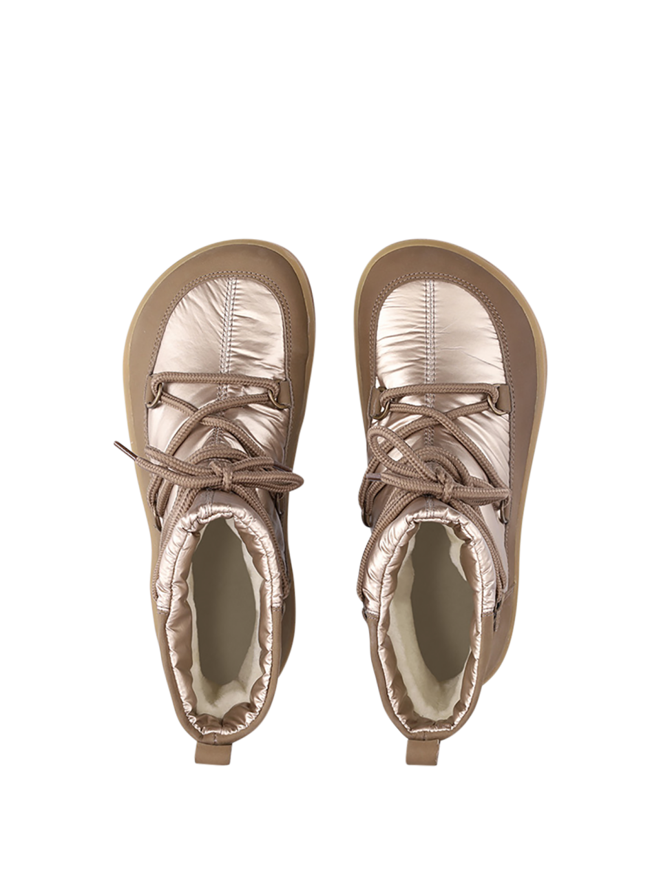 Barefoot chaussures d'hiver Be Lenka Snowfox Woman - Champagne & Brown