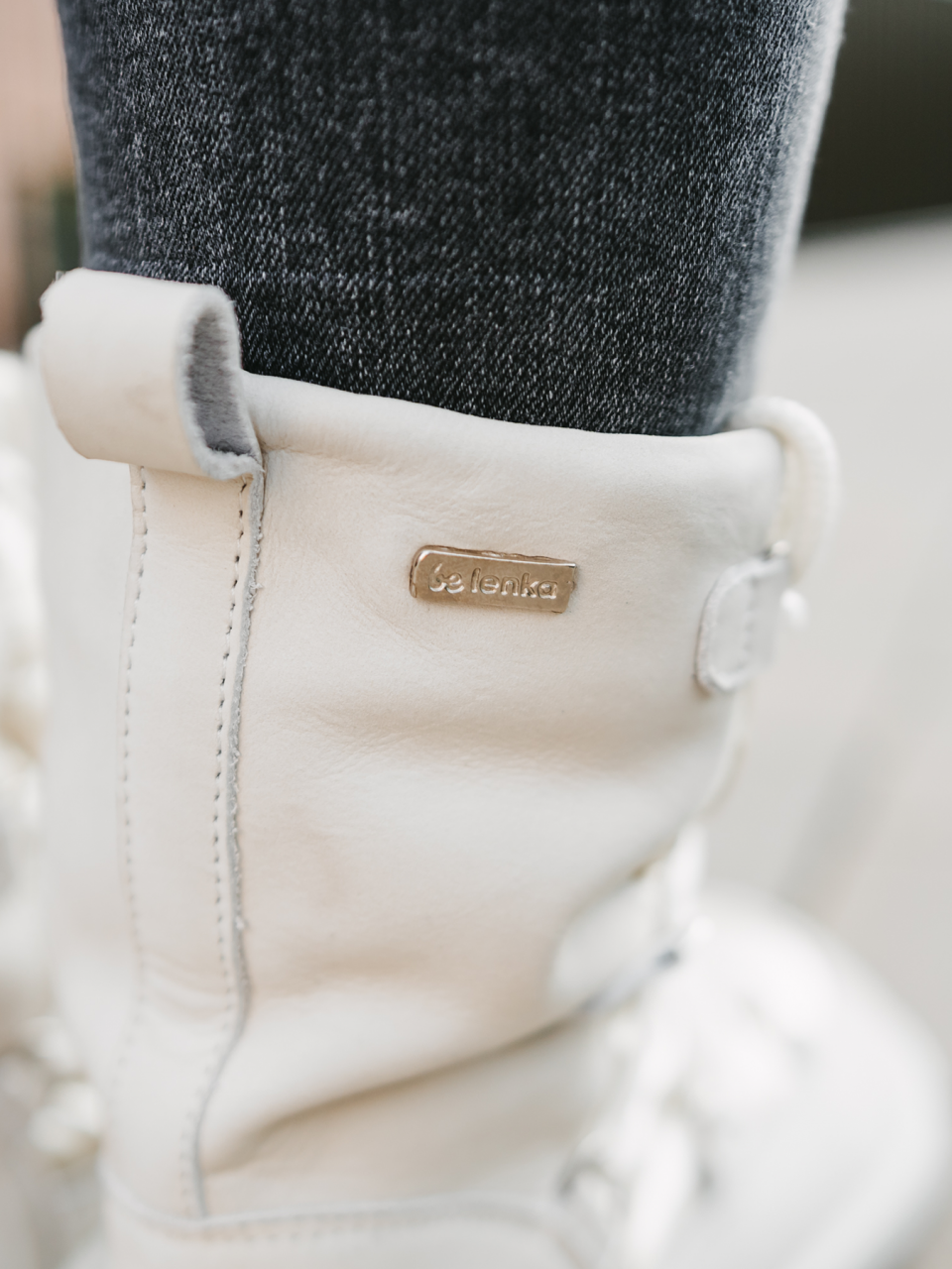 Winter Barfußschuhe Be Lenka Snowfox Woman - Pearl White