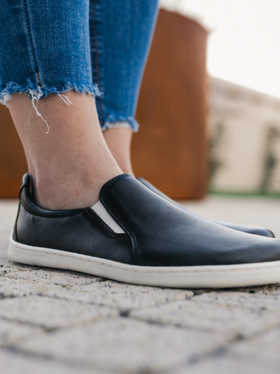 Barefoot Sneakers - Be Lenka Eazy Neo - Black & White