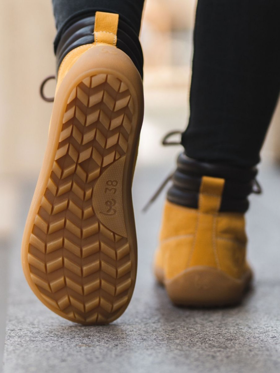 Chaussures barefoot Be Lenka Nevada - Mustard