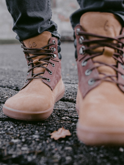 Barefoot Boots Be Lenka Nevada Neo - Sand & Dark Brown