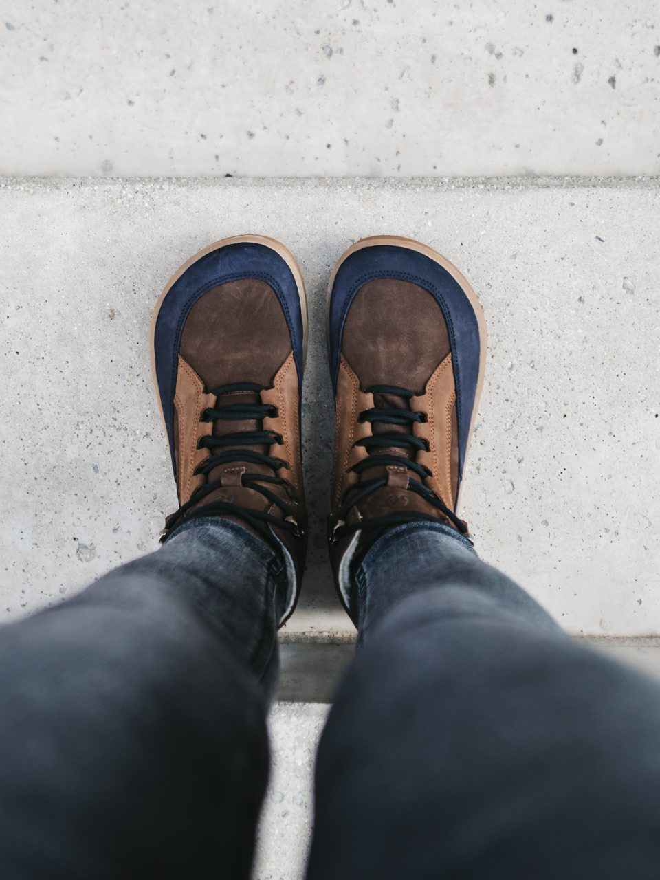 Barefoot Boots Be Lenka York - Brown & Navy