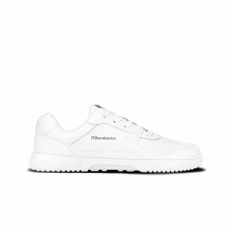 Barefoot Sneakers Barebarics Zing - All White - Leather