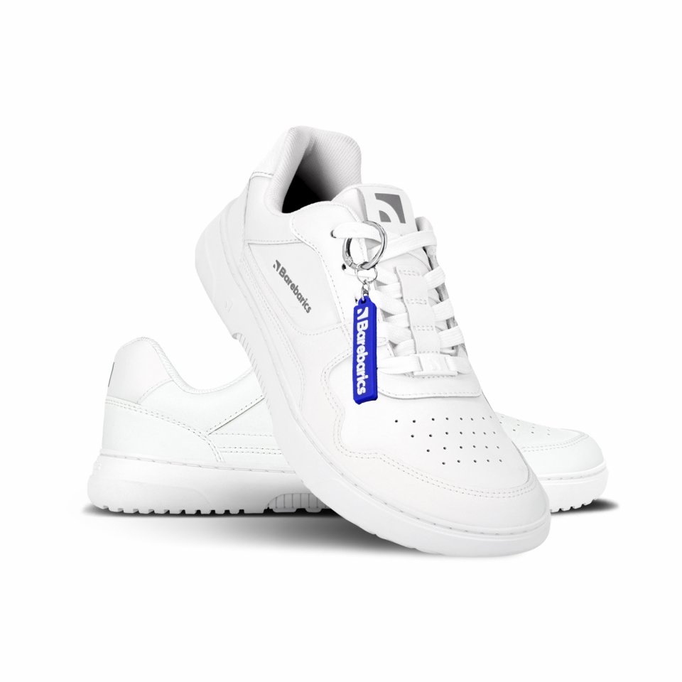 Barefoot Sneakers Barebarics Zing - All White - Leather