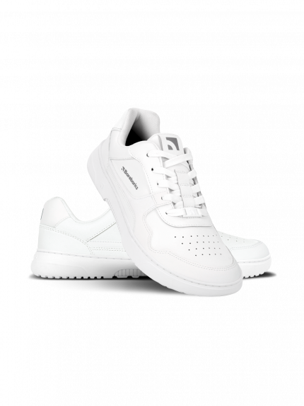 Barefoot Sneakers Barebarics Zing - All White - Leather