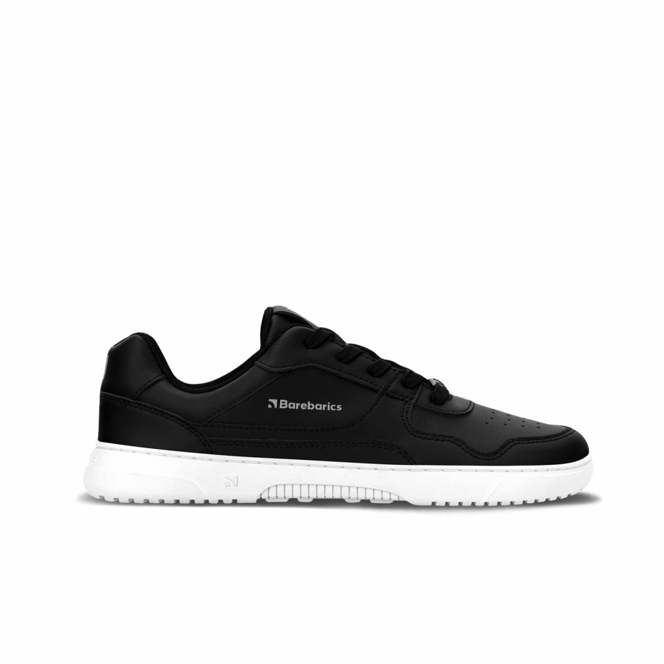 Barefoot tenisky Barebarics Zing - Black & White - Leather