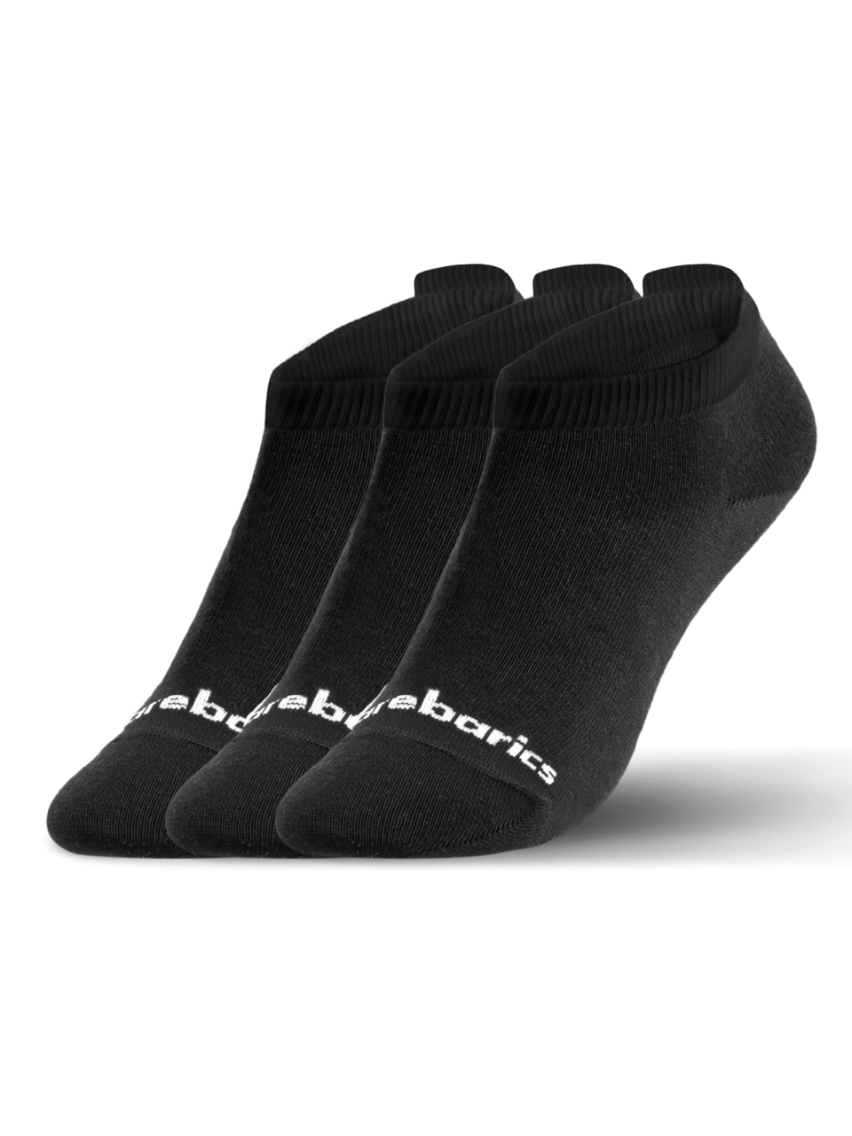 Barebarics - Barefoot Zokni - Low-cut - Black - 3 pack