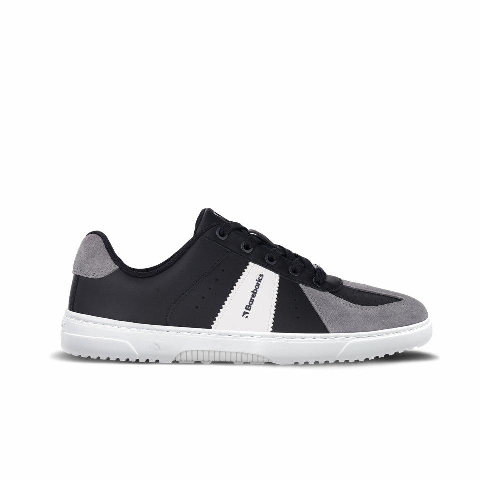 Barefoot Sneakers Barebarics Icara - Black & Dark Grey