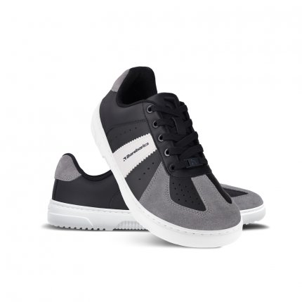 Barefoot Sneakers Barebarics Icara - Black & Dark Grey