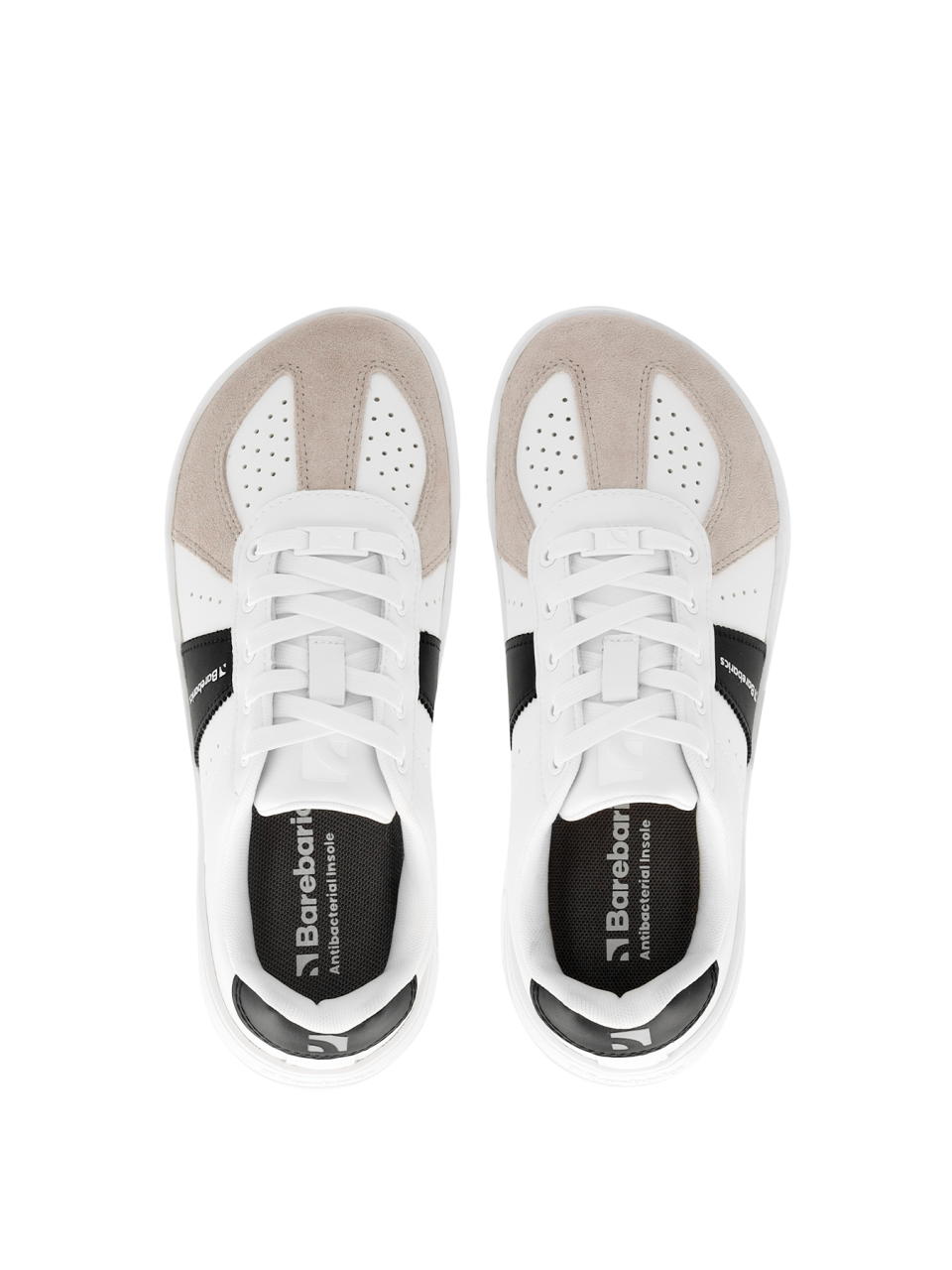 Barefoot tenisky Barebarics Icara - White & Beige