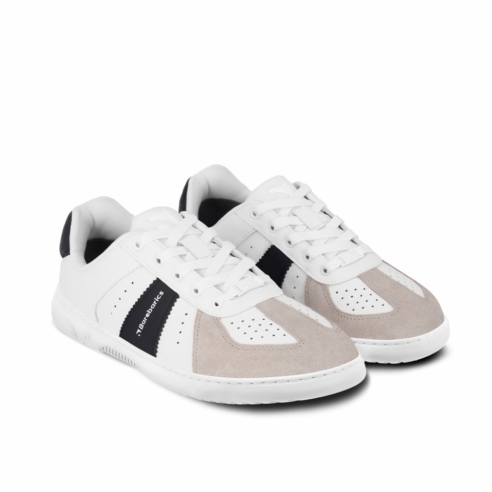 Barefoot Sneakers Barebarics Icara - White & Beige