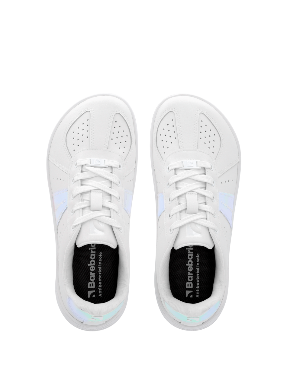 Barefoot tenisky Barebarics Icara - White & Pastel Iridescent