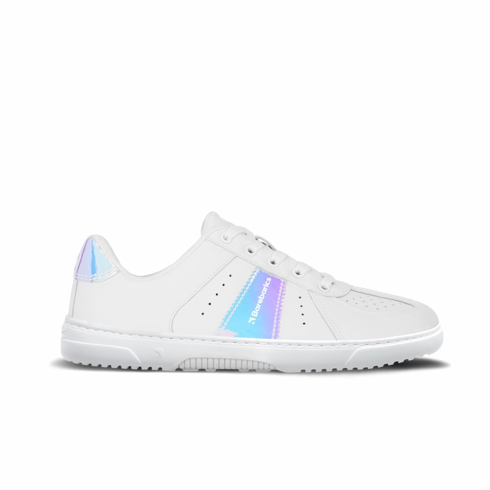 Barefoot Sneakers Barebarics Icara - White & Pastel Iridescent