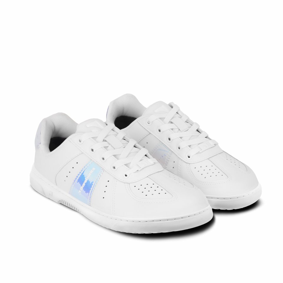 Barefoot Sneakers Barebarics Icara - White & Pastel Iridescent