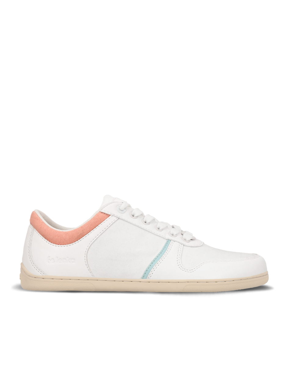 Barefoot Sneakers - Be Lenka Echo - White & Cotton Candy Vegan