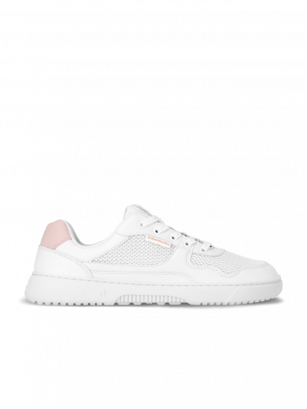 Barefoot tenisky Barebarics Zing - Fresh - White & Coral Pink