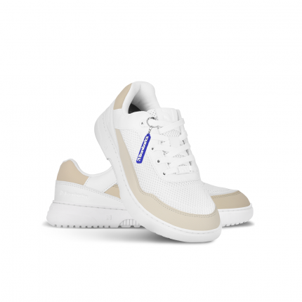 Barefoot tenisky Barebarics Vaporo - White & Beige