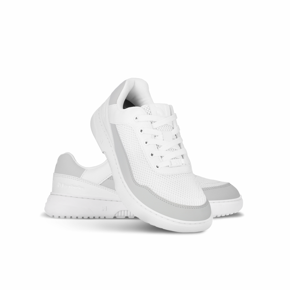 Barefoot Sneakers Barebarics Vaporo - White & Light Grey