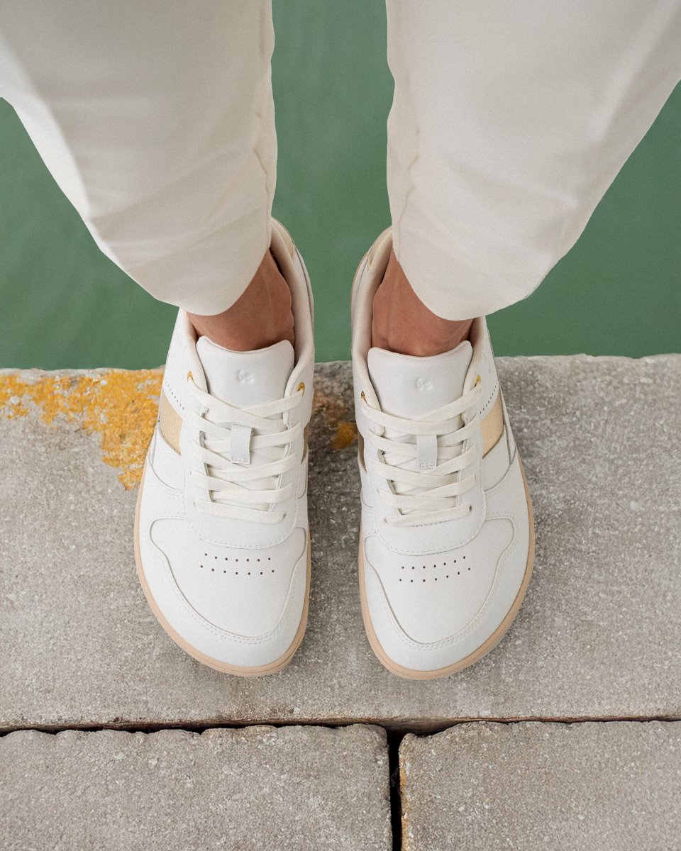 Barefoot tenisky Be Lenka Cellestia - White & Gold