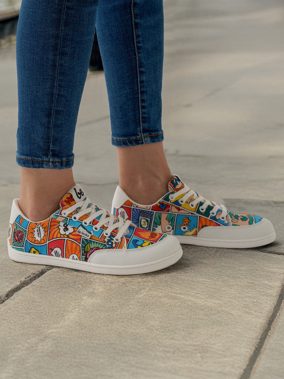 Barfuß Sneakers Be Lenka Rebound - Comics Color