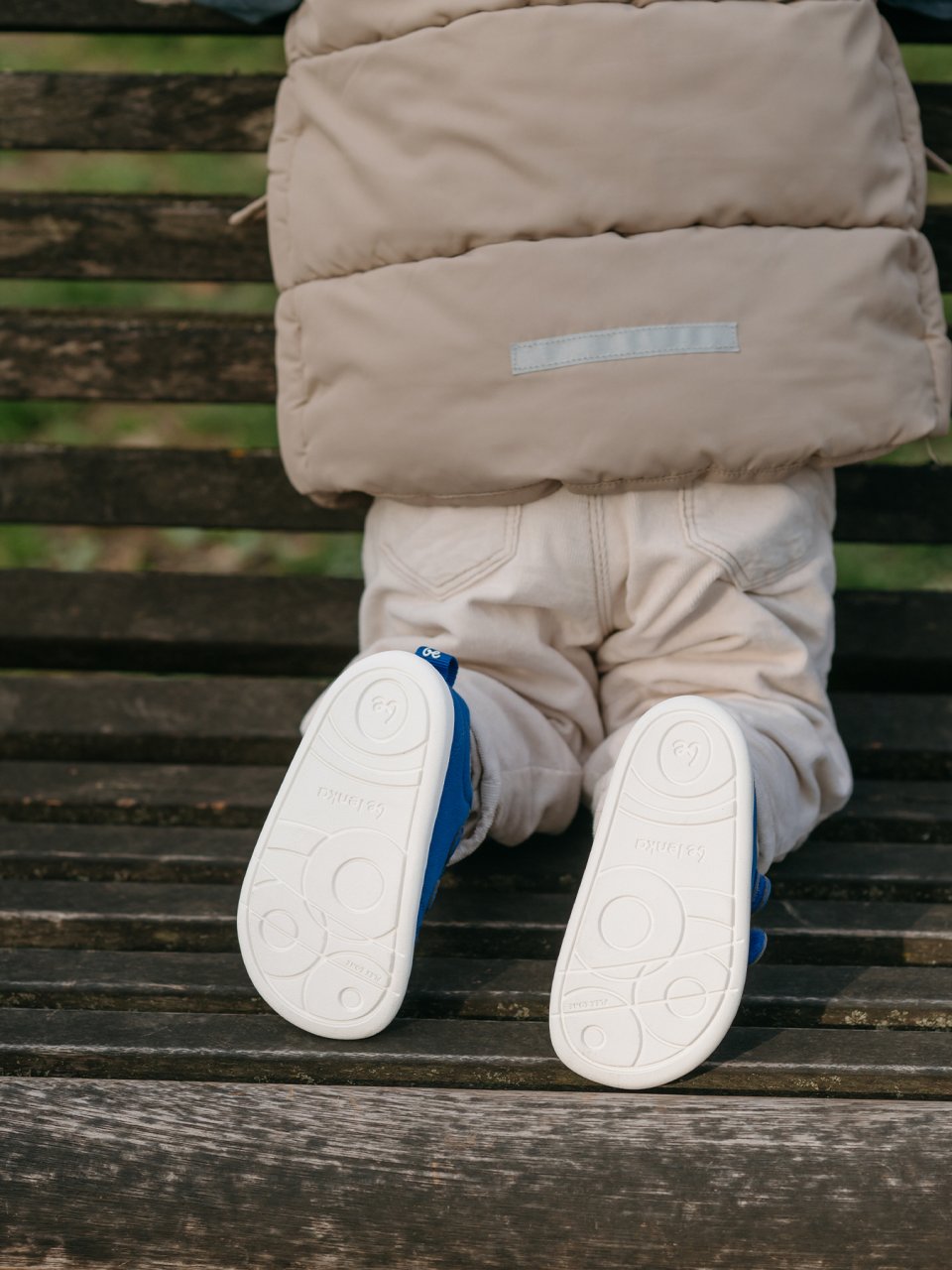 Kinder Barfuß Sneakers Be Lenka Canvi Preschool - Blue