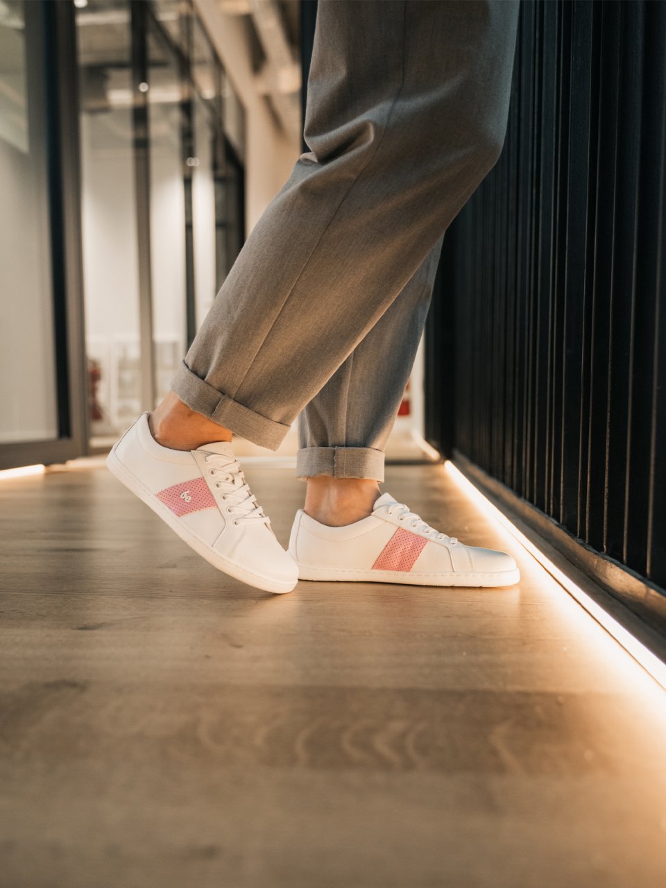 Barefoot tenisky Be Lenka Elite - White & Pink