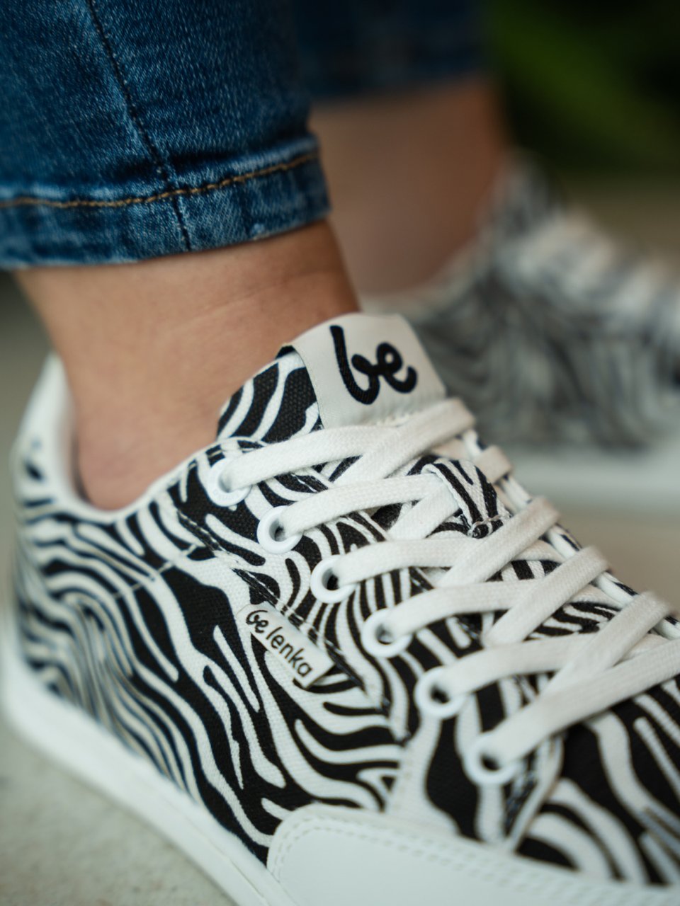 Barfuß Sneakers Be Lenka Rebound - Zebra