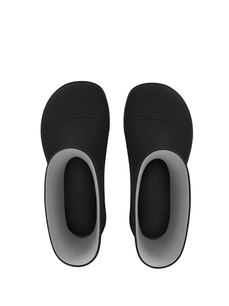 Detské barefoot gumáky Be Lenka Pudds - Black