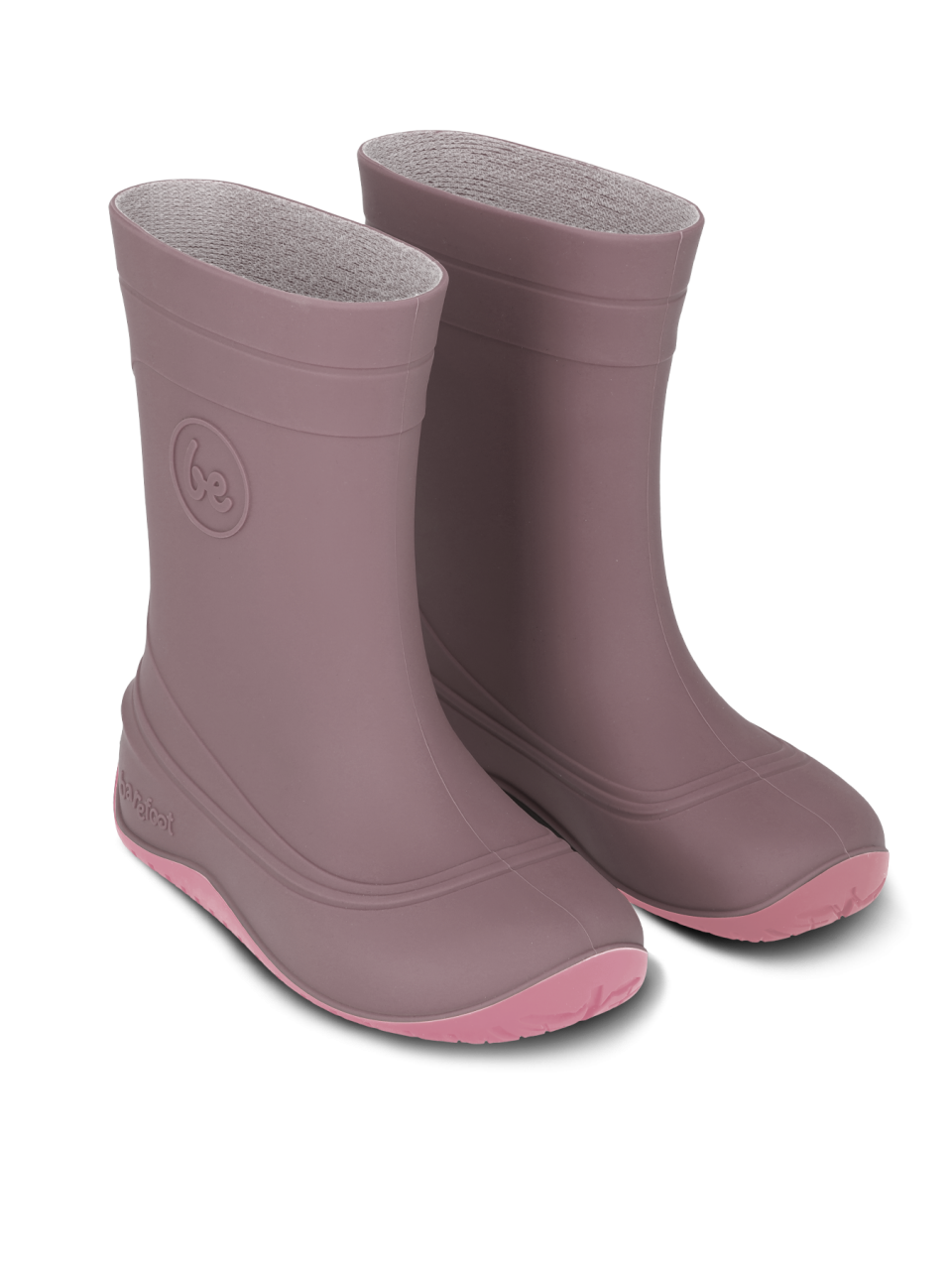 Detské barefoot gumáky Be Lenka Pudds - Misty Pink