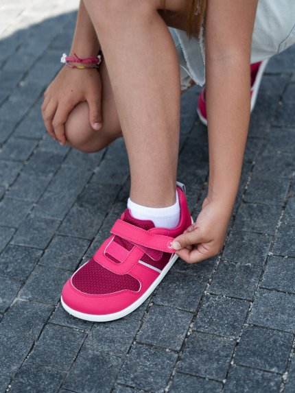 Detské barefoot tenisky Be Lenka Glade Preschool - Dark Pink