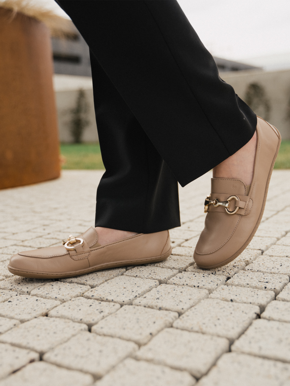 Barefoot mokasíny Be Lenka Viva - Latte Brown