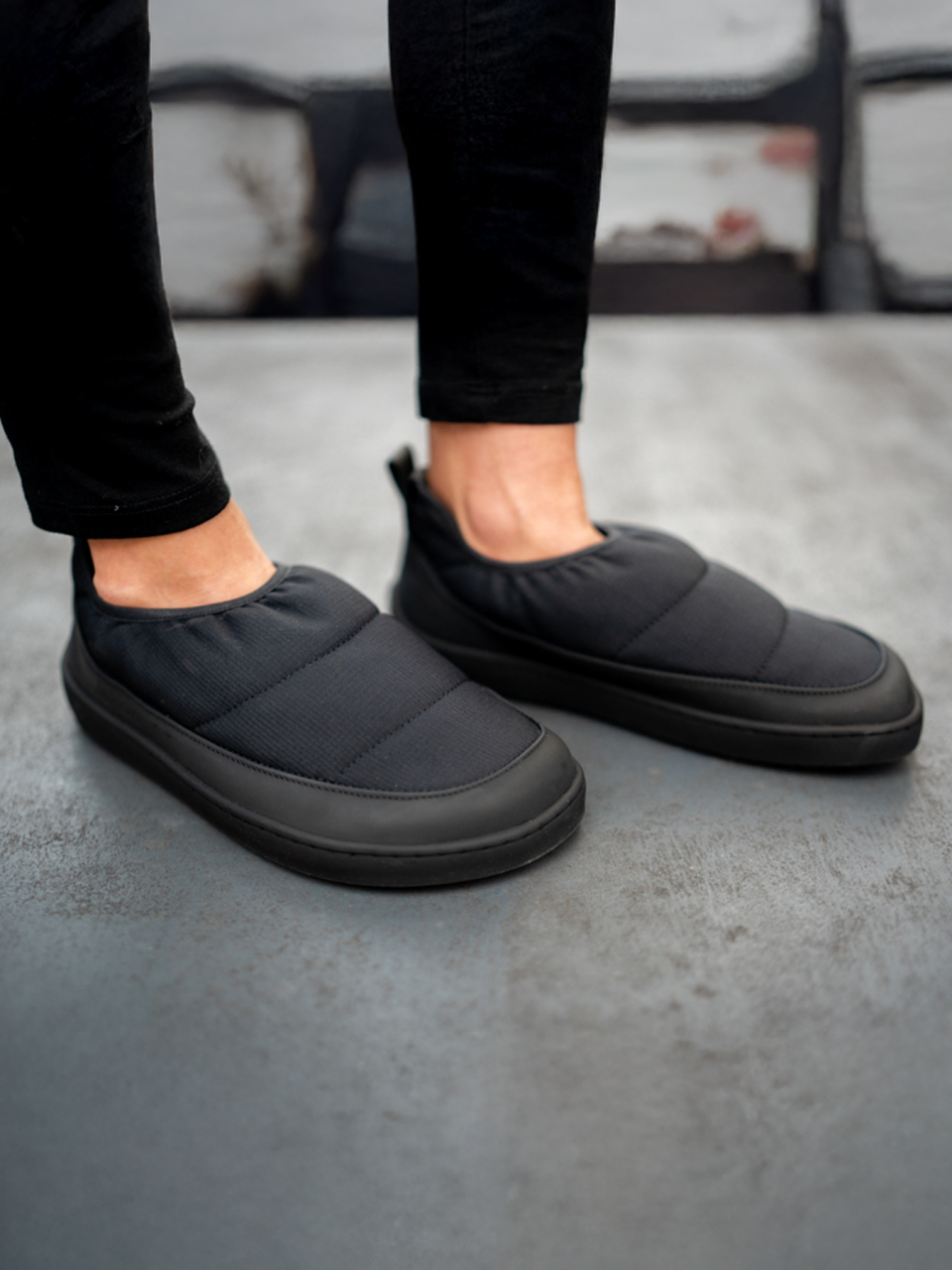 Barefoot Slip-on topánky Be Lenka Nimbus - All Black