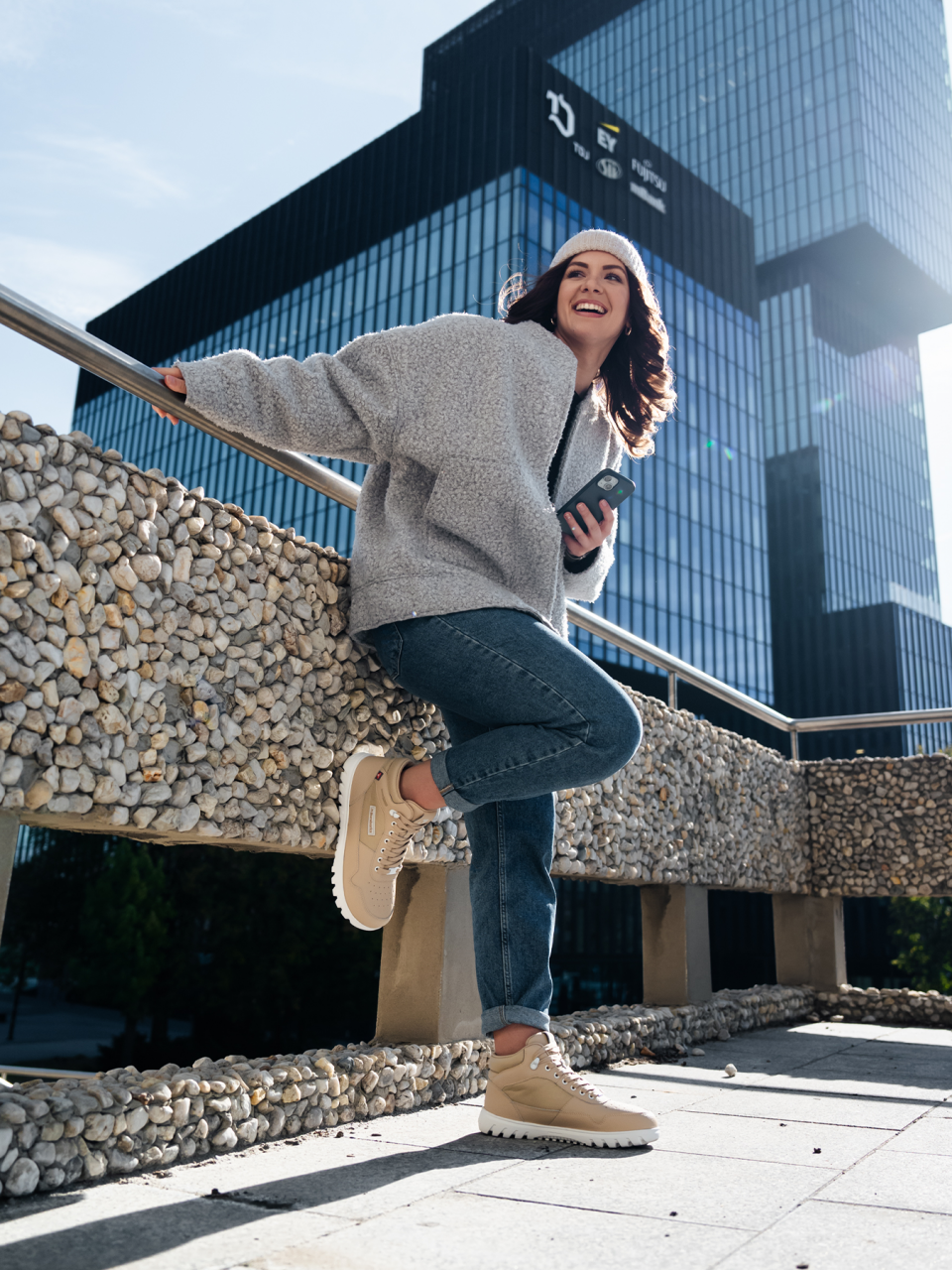 Barefoot topánky Barebarics UrbanEdge - Beige