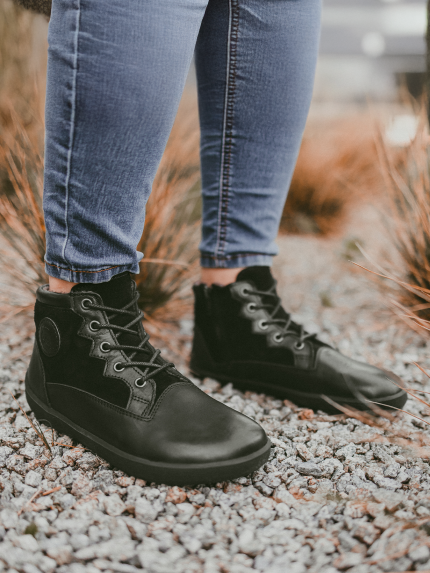 Barefoot topánky Be Lenka Olympus - All Black