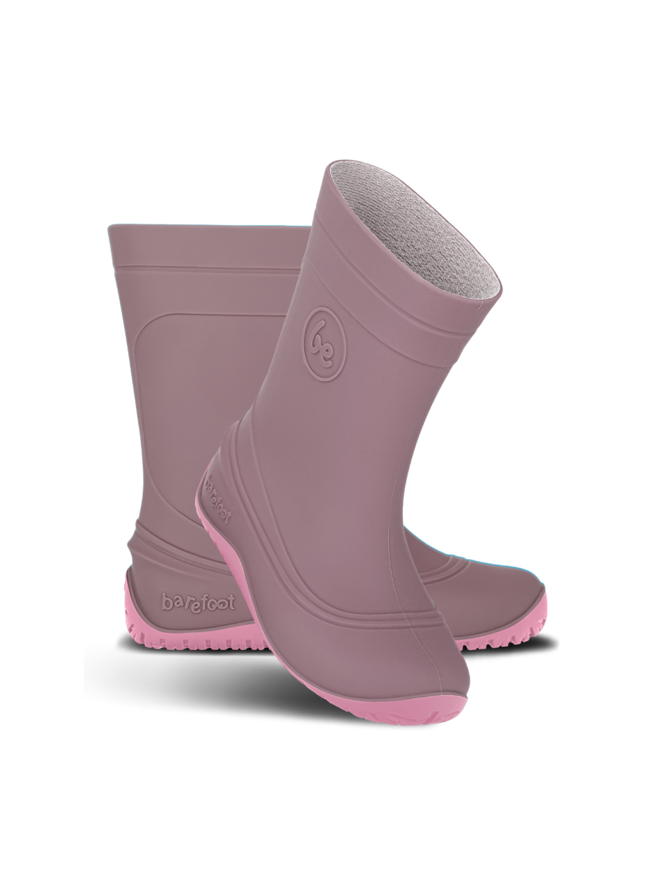 Detské barefoot gumáky Be Lenka Pudds - Misty Pink
