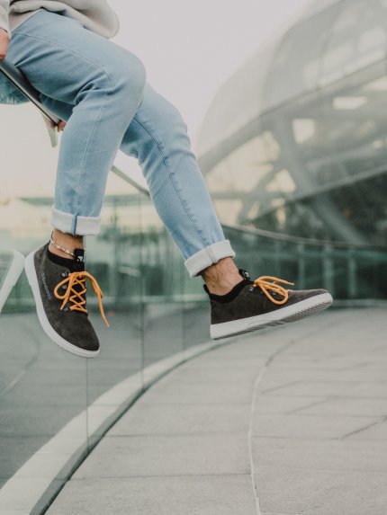 Barefoot tenisky Barebarics Bronx - Midnight Black