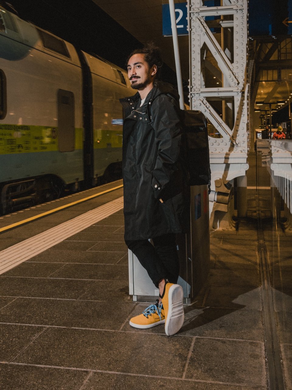 Barefoot tenisky Barebarics Bronx - Mustard