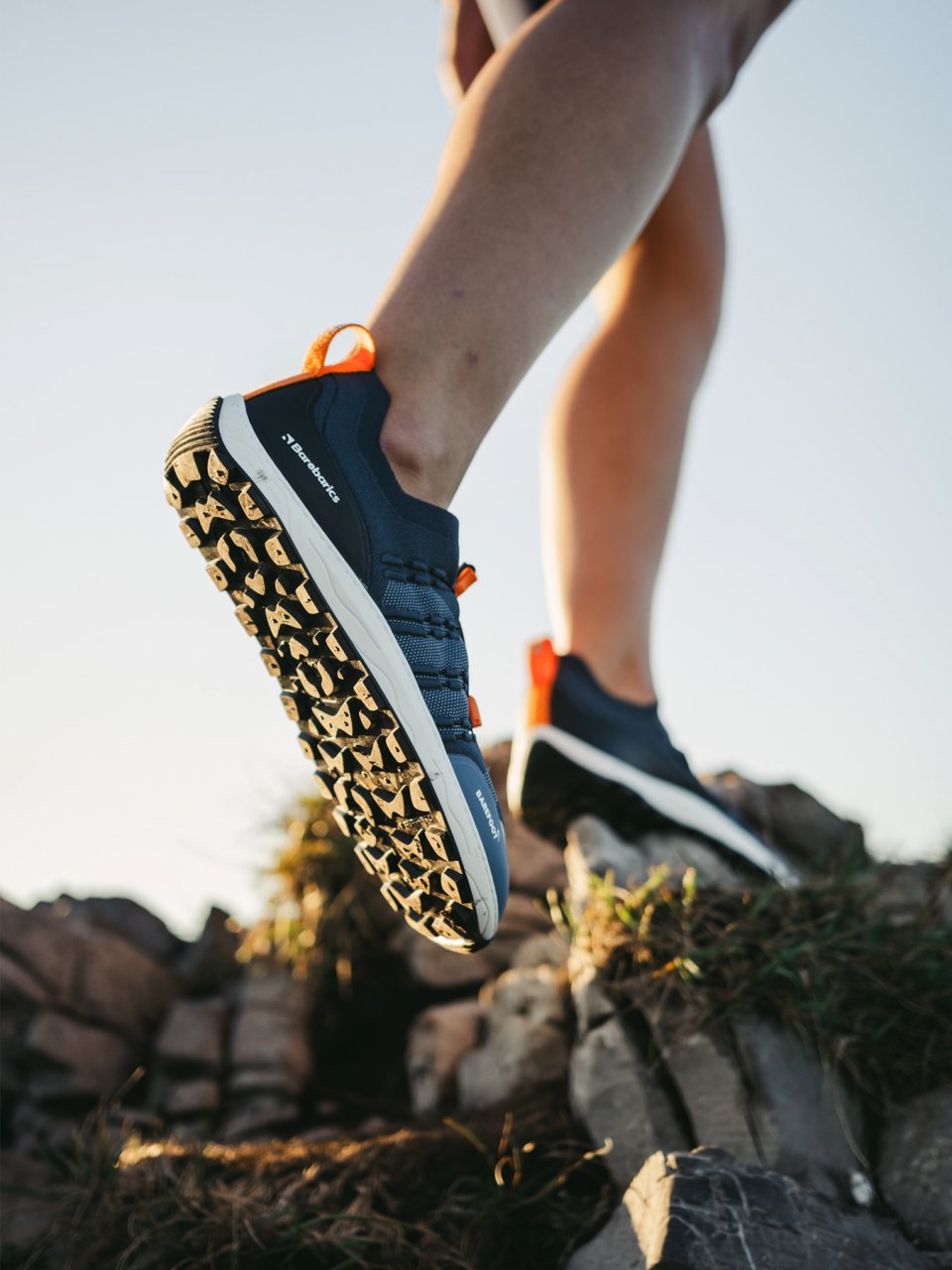 Barefoot tenisky Barebarics Voyager - Dark Blue & White