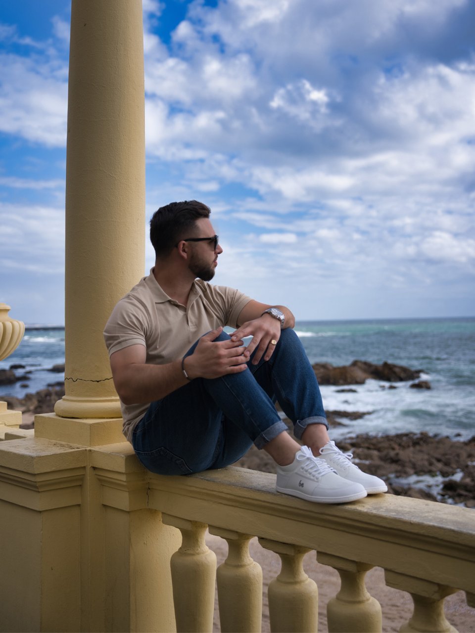 Barefoot tenisky Be Lenka Swift - All White