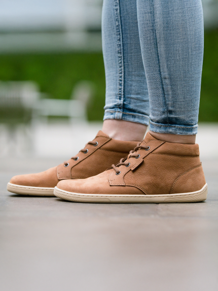 Barefoot topánky Be Lenka Synergy - Cognac & Beige