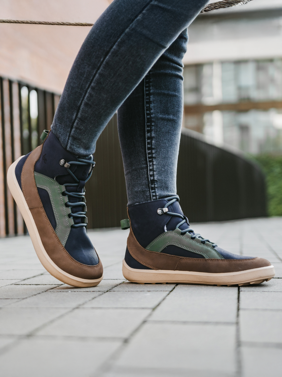 Barefoot topánky Be Lenka York - Navy, Brown & Beige