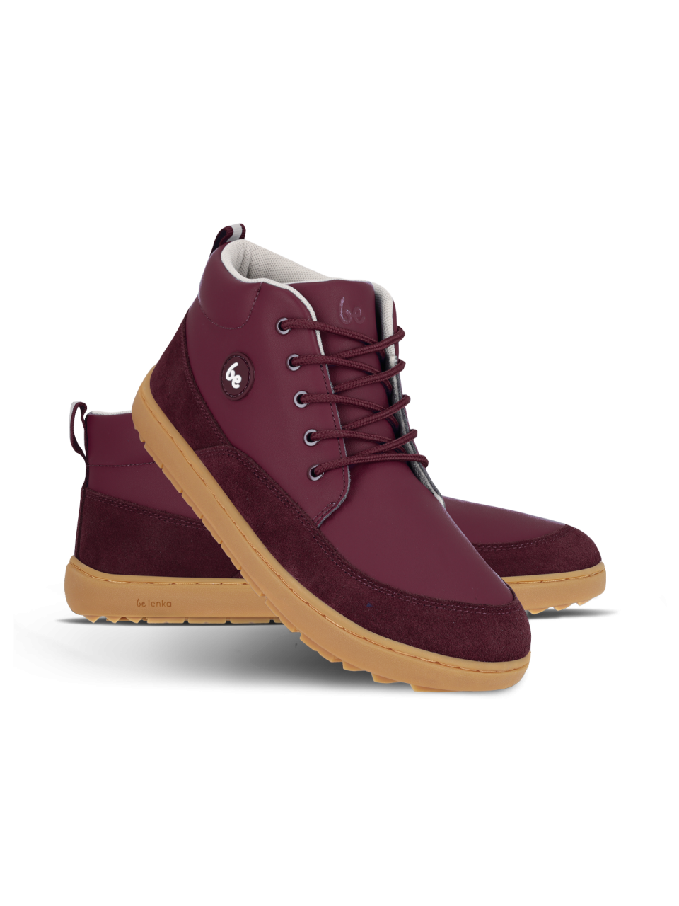 Detské barefoot topánky Be Lenka Elio Junior - Berry