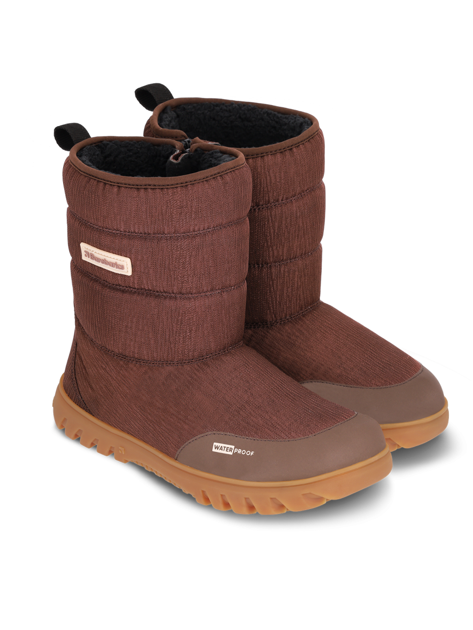 Zimné barefoot topánky Barebarics PolarStride - Copper Brown