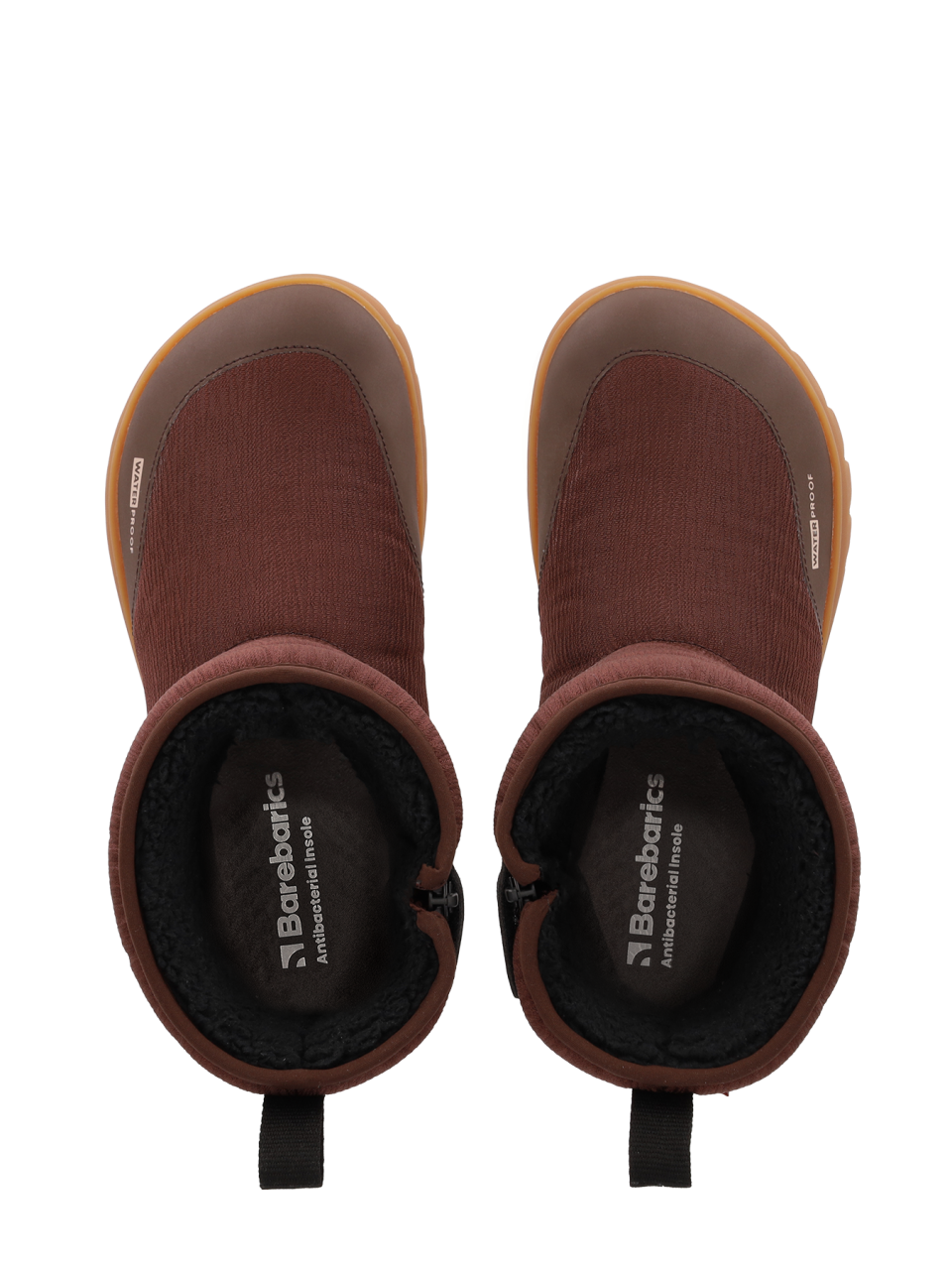 Zimné barefoot topánky Barebarics PolarStride - Copper Brown