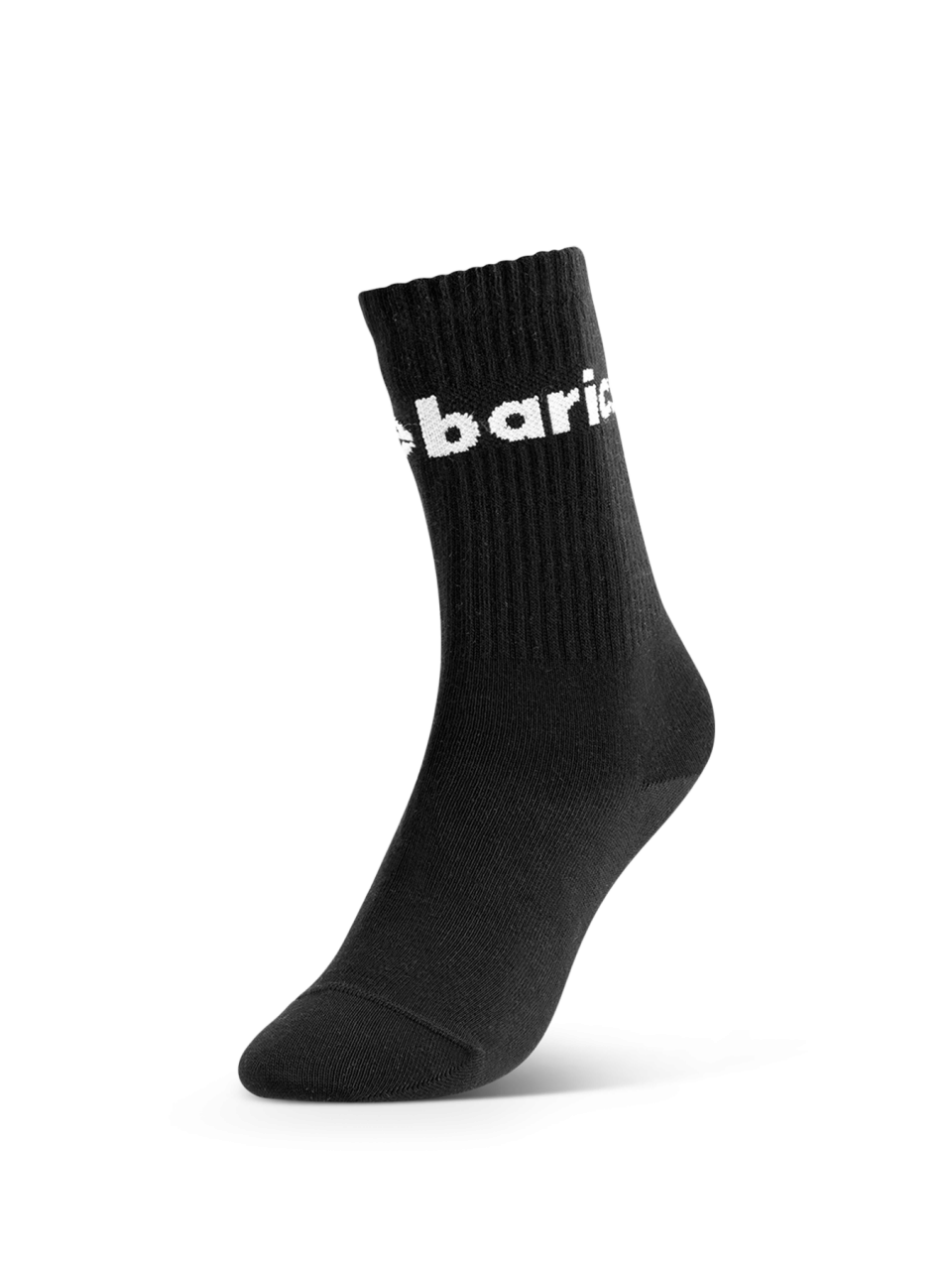 Barebarics - Barefoot Ponožky - Crew - Black - Big logo