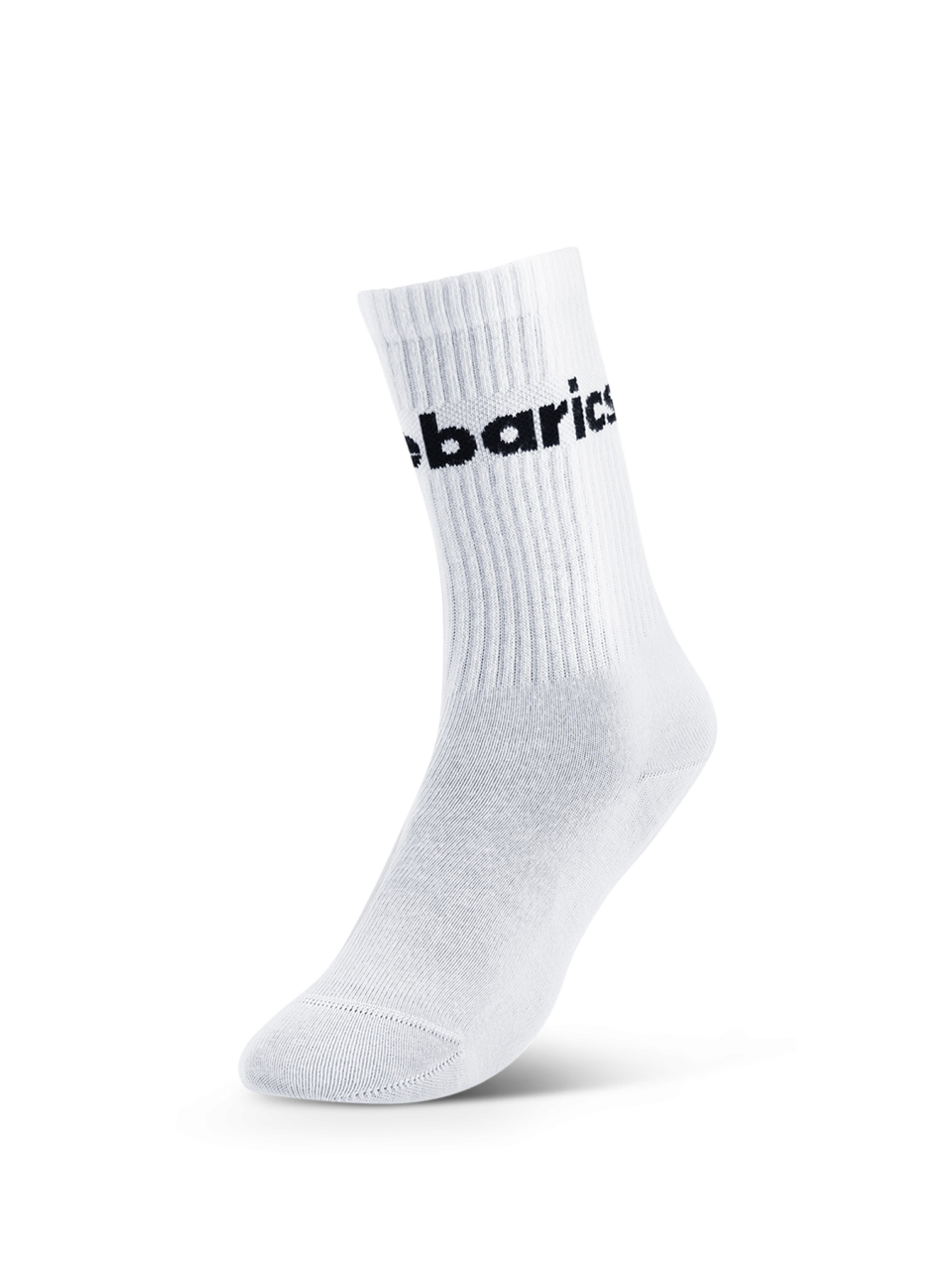 Barebarics - Barefoot Ponožky - Crew - White - Big logo