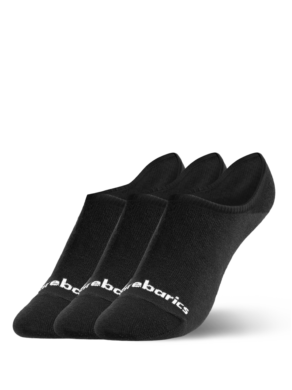 Barebarics - Barefoot ponožky - No-Show - Black - 3 pack