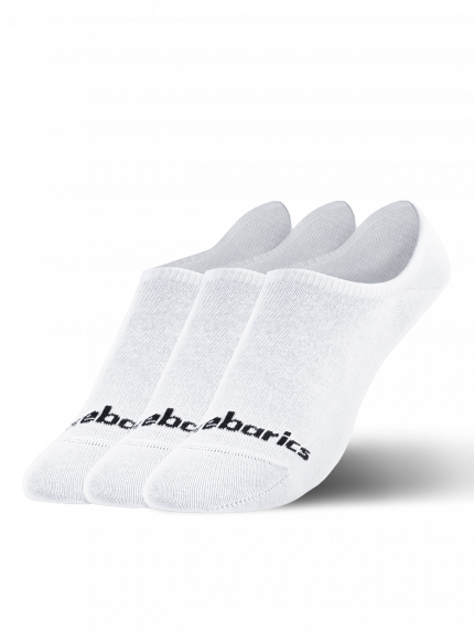 Barebarics - Barefoot ponožky - No-Show - White - 3 pack